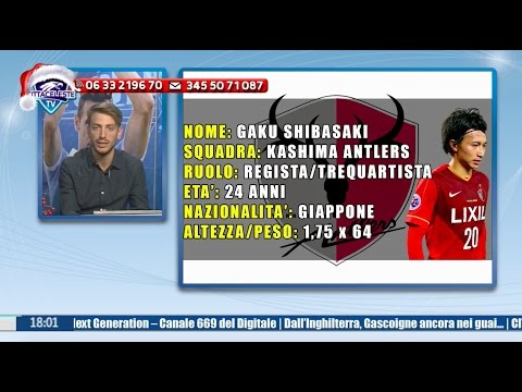 Simone Gamberini ci presenta Gaku Shibasaki del Kashima Antlers Simone Gamberini ci presenta Gaku Shibasaki del Kashima Antlers