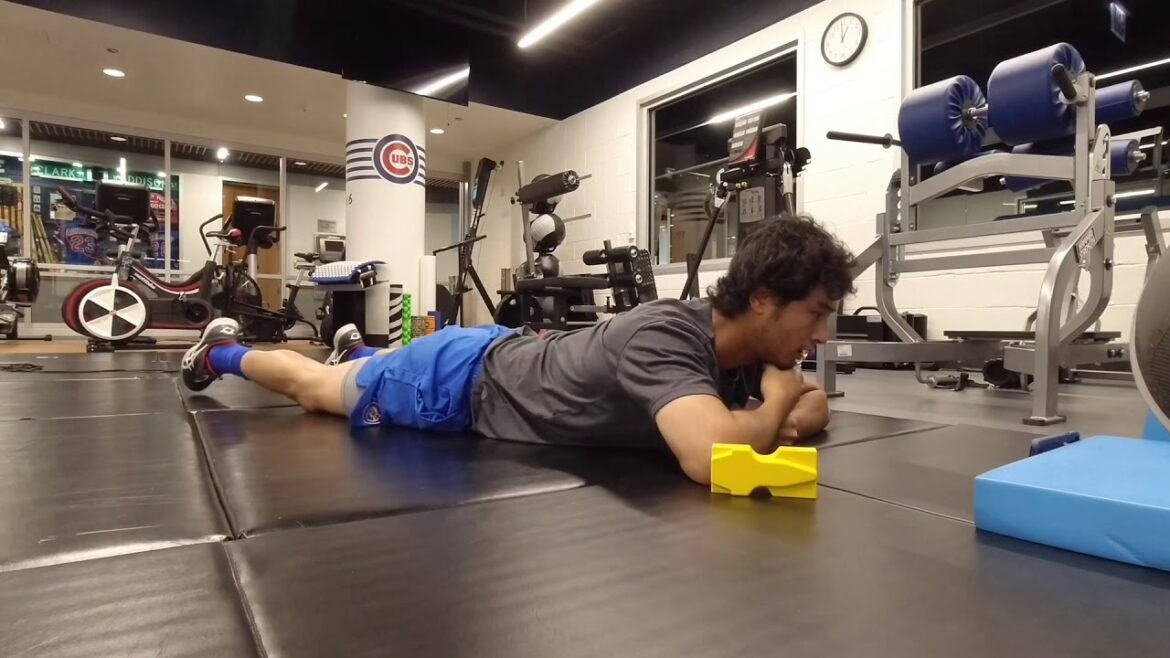 During the season, the routine that I did without fail before playing catch.