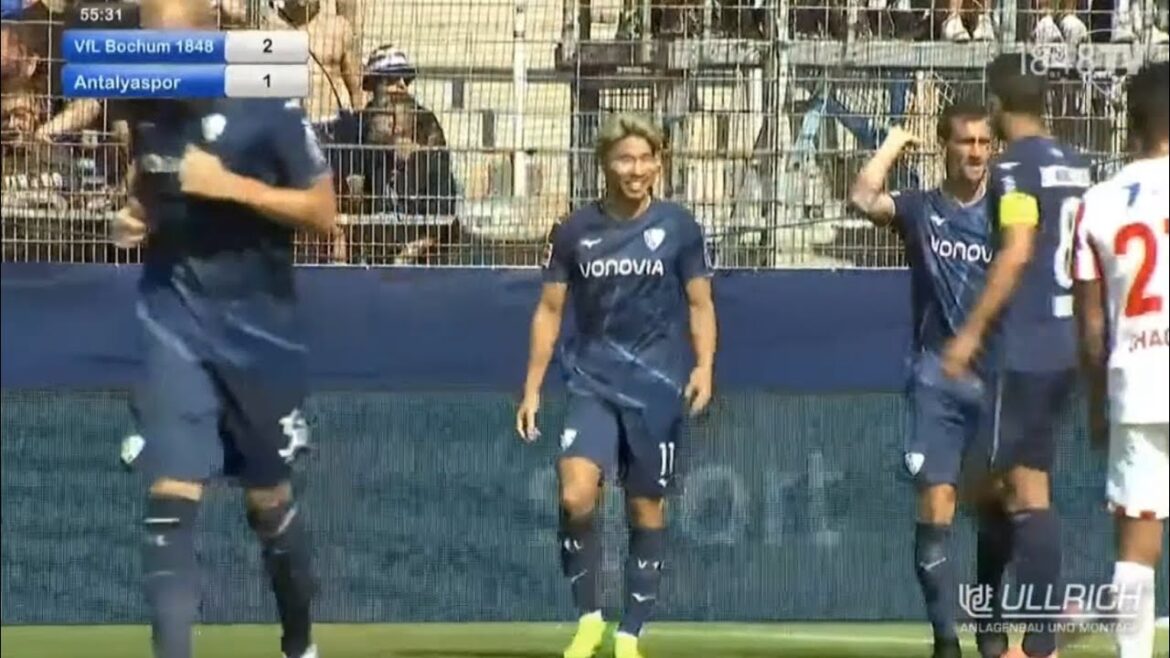 Takuma Asano 2 goals vs Antalyaspor 2 minutes on 23 July 2022