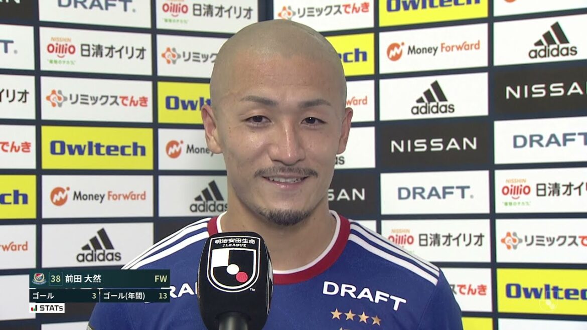 Scored a hat-trick!Daizen Maeda hero interview