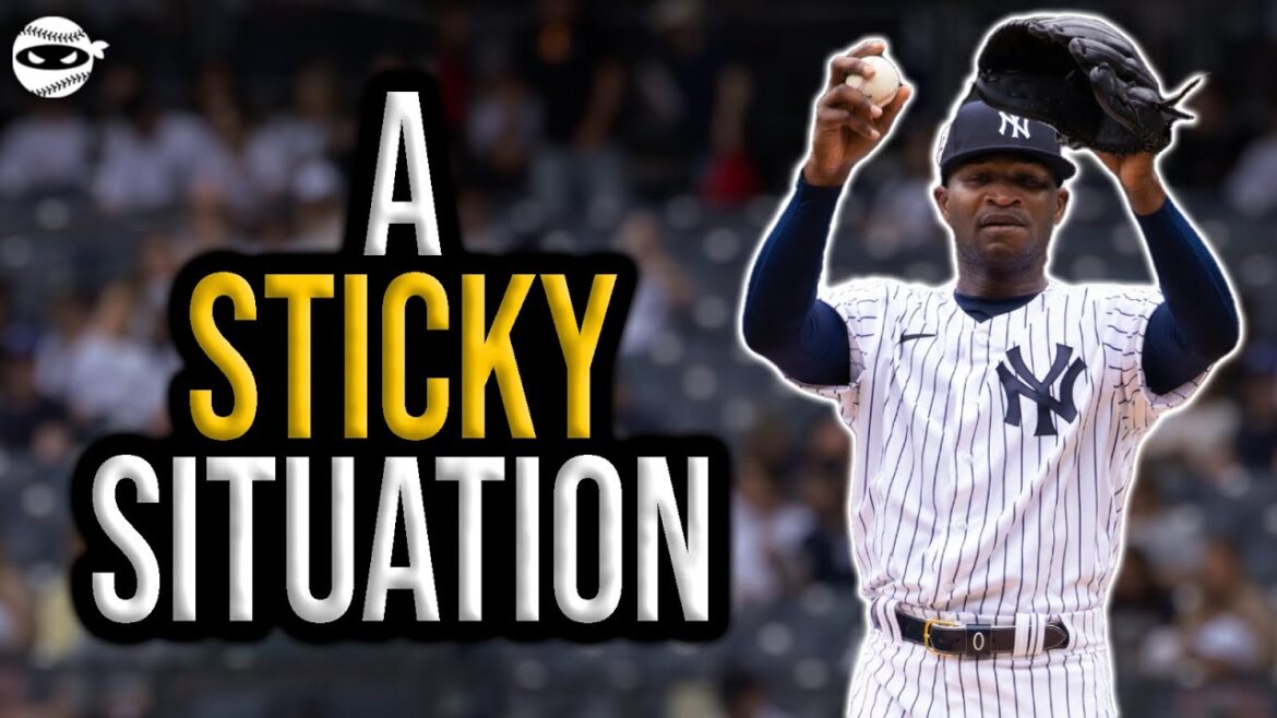 Domingo Germán gets out of a Sticky Situation Domingo Germán gets out of a Sticky Situation