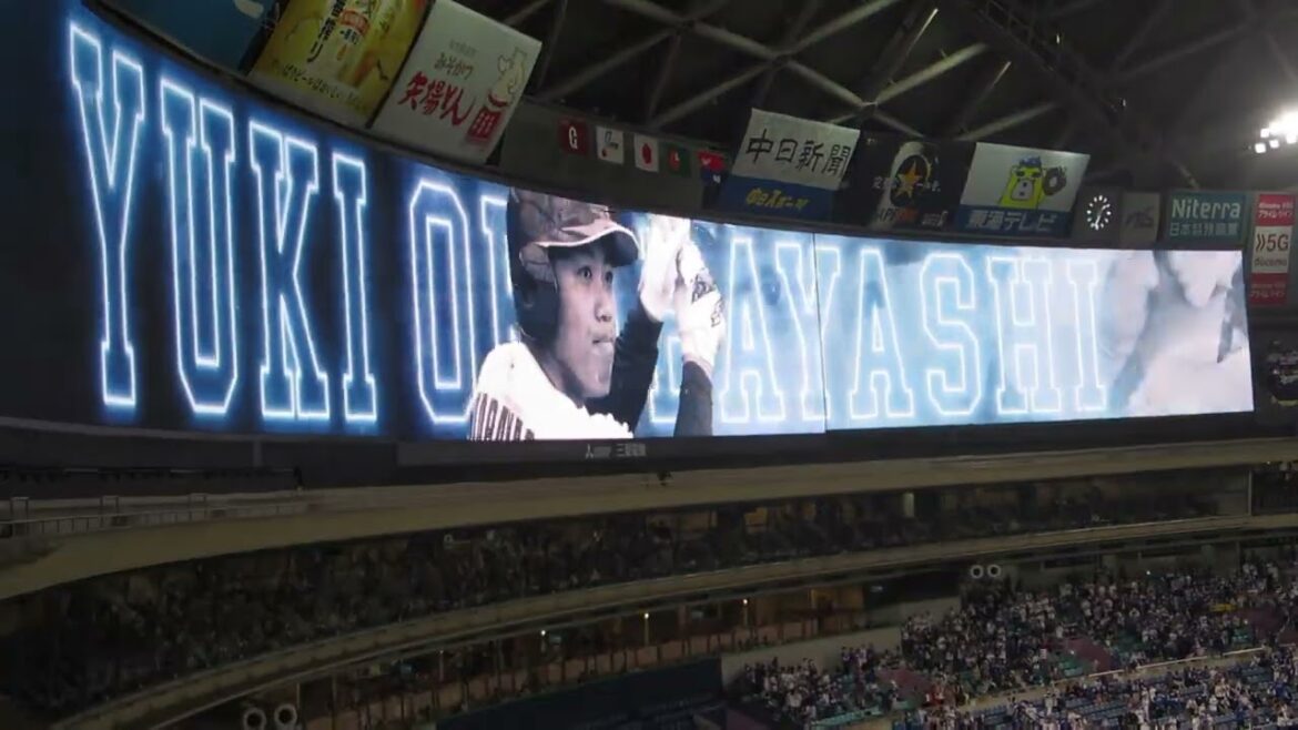 I don't want to lose anymore! Chunichi Dragons 2023 starting lineup announced in Banterin Dome Nagoya "Chunichi Dragons VS Yomiuri Giants" No. 3 Okabayashi No. 4 Ishikawa No. 5 Hosokawa Dream cleanup!