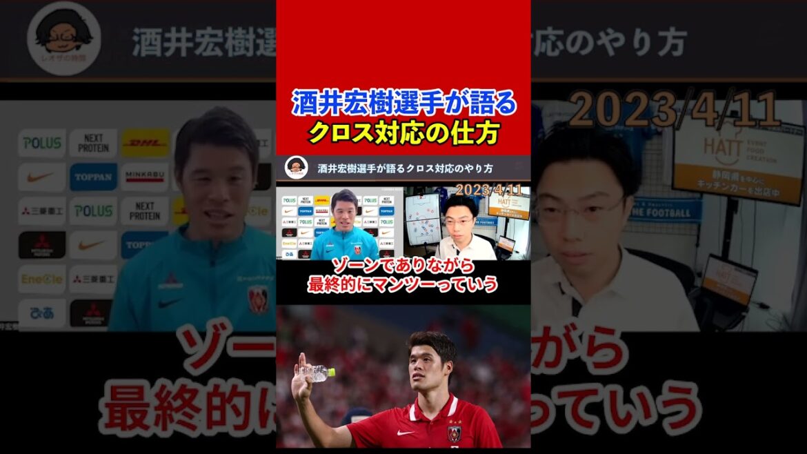 [Leoza]Japan national soccer player Hiroki Sakai talks! How to deal with a crossball[clipping]