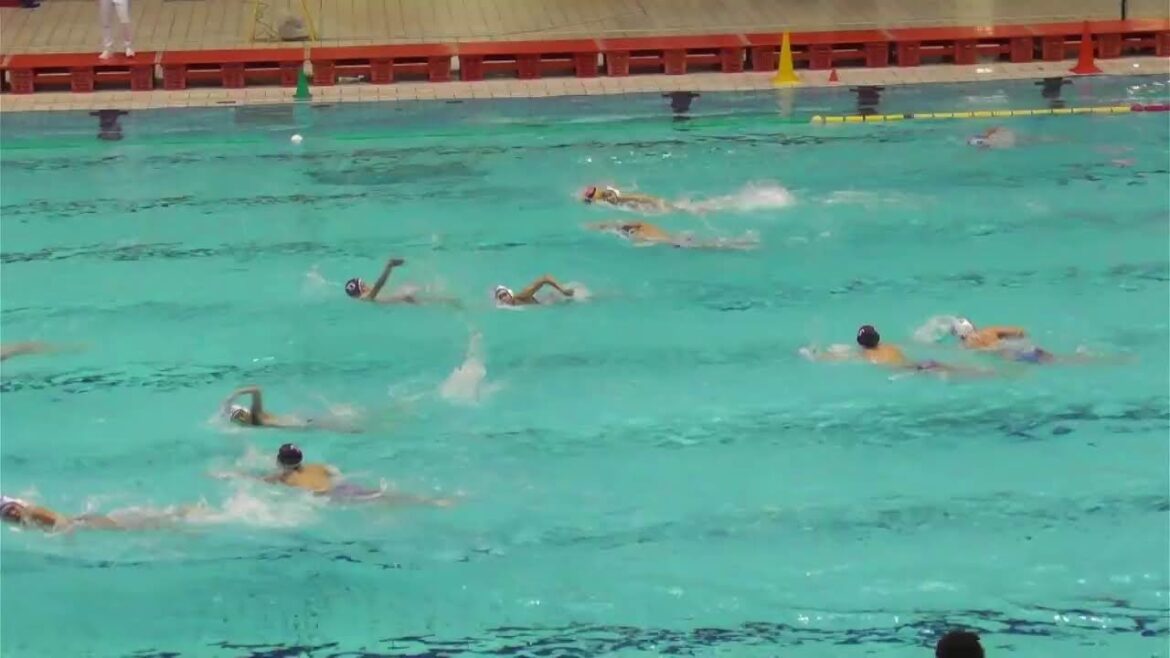 2023 Spring JO Junior Olympic Water Polo A Side Ocean Bear`s (white) VS Meiji University Nakano Junior High School (blue)