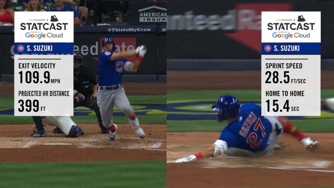 Seiya Suzuki’s inside-the-park HOME RUN in 15.40 seconds against the Brewers Seiya Suzuki's inside-the-park HOME RUN in 15.40 seconds against the Brewers