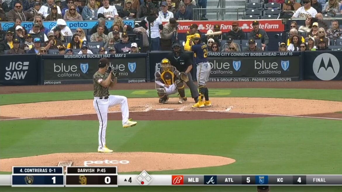 Yu Darvish || April, 16, 2023 vs Milwaukee Brewers