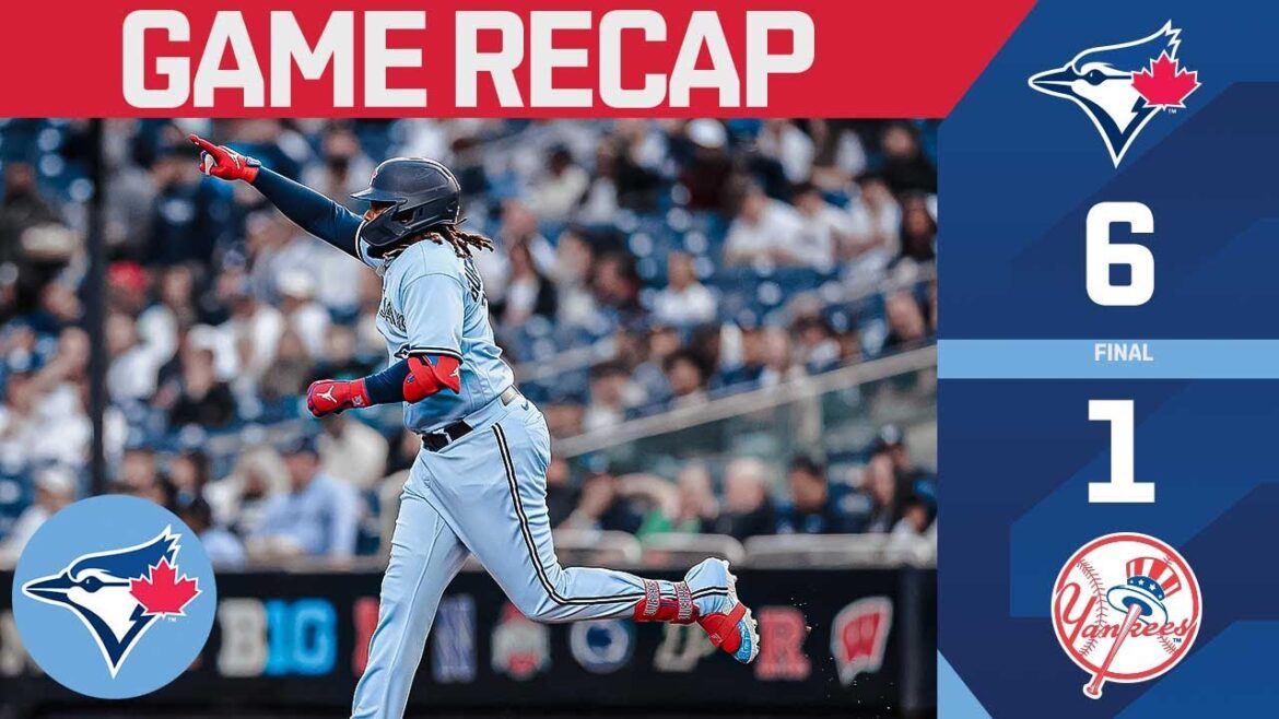 Vlad Jr. hits ANOTHER homer at Yankee Stadium as Blue Jays win 6-1!