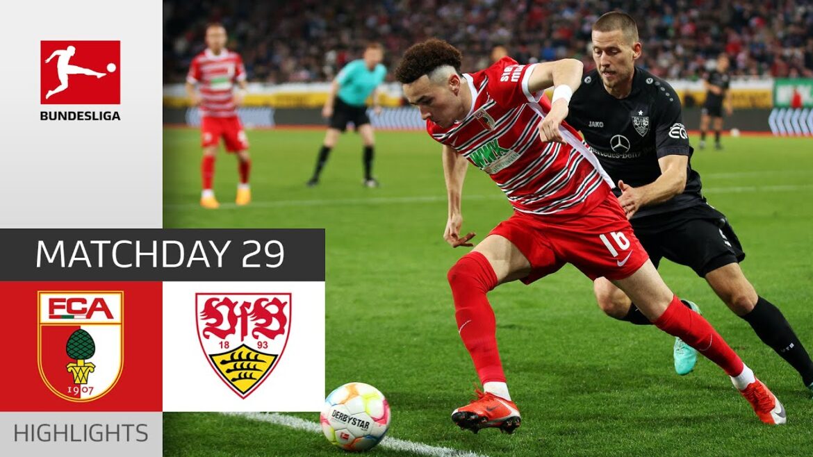 Augsburg Misses Liberation Blow | Augsburg – VfB Stuttgart | Highlights | MD 29 – Bundesliga 22/23 Augsburg Misses Liberation Blow | Augsburg - VfB Stuttgart | Highlights | MD 29 – Bundesliga 22/23