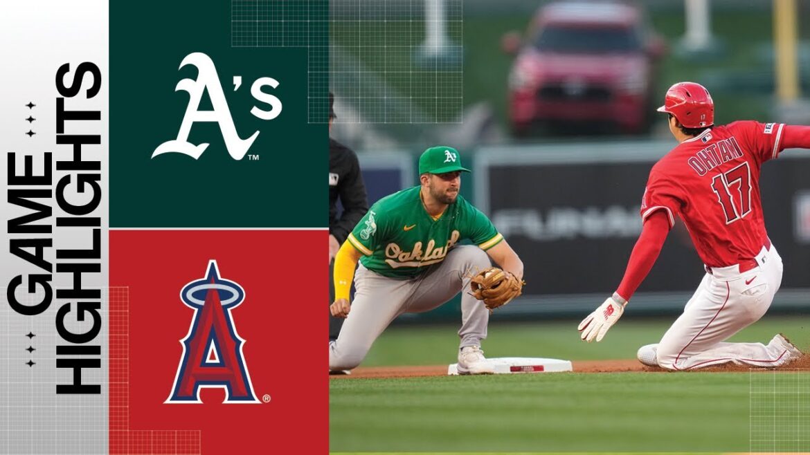 A's vs. Angels Game Highlights (4/24/23) | MLB Highlights