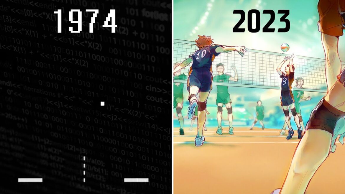 Evolution of VOLLEYBALL Video Games (1974-2023) Evolution of VOLLEYBALL Video Games (1974-2023)
