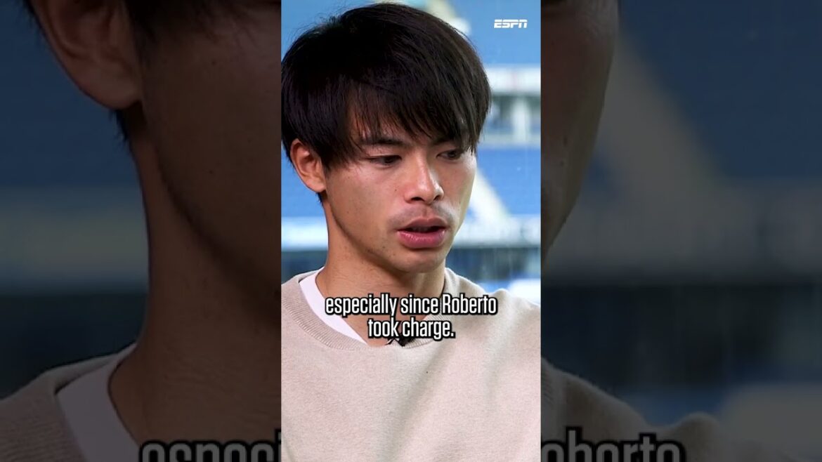 Kaoru Mitoma talks about the art of dribbling 💪 #shorts