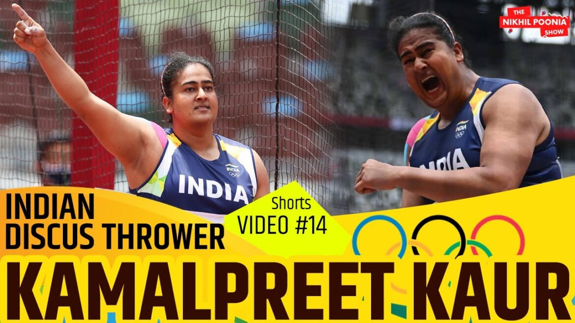 Kamalpreet Kaur Indian Discus Thrower Tokyo Olympics Finals Medal #shorts