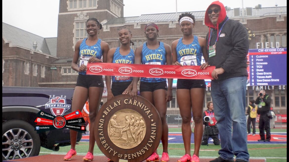 Hydel Wins 4x100 Championship of America at Penn Relays
