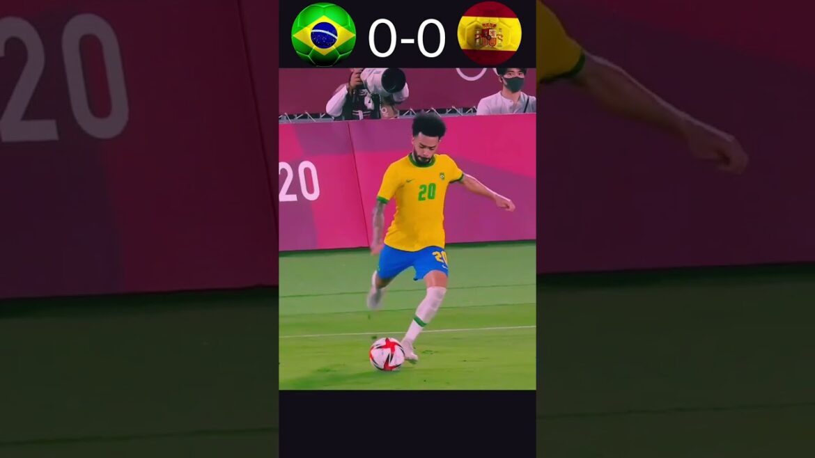 Brazil vs Spain | Olympic Final 2020 Match Highlights #olympics #shorts #youtube #scoring11 Brazil vs Spain | Olympic Final 2020 Match Highlights #olympics #shorts #youtube #scoring11