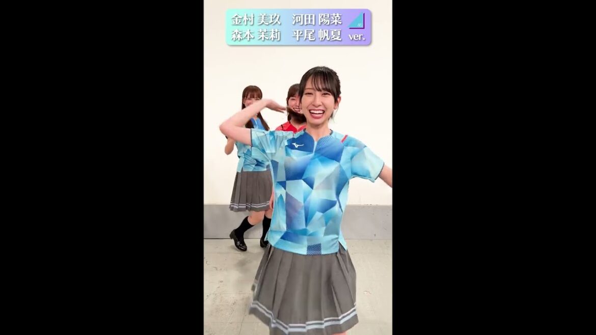 [I tried dancing Hinatazaka46 'Onechoice']Miku Kanemura, Hina Kawata, Mari Morimoto, Honatsu Hirao｜World Table Tennis 2023 Supporter