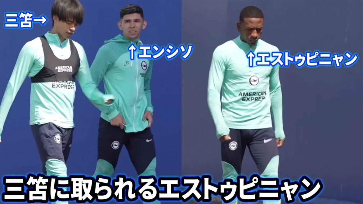 Estupinyan is depressed after being taken next to Enciso by Kaoru Mitoma.