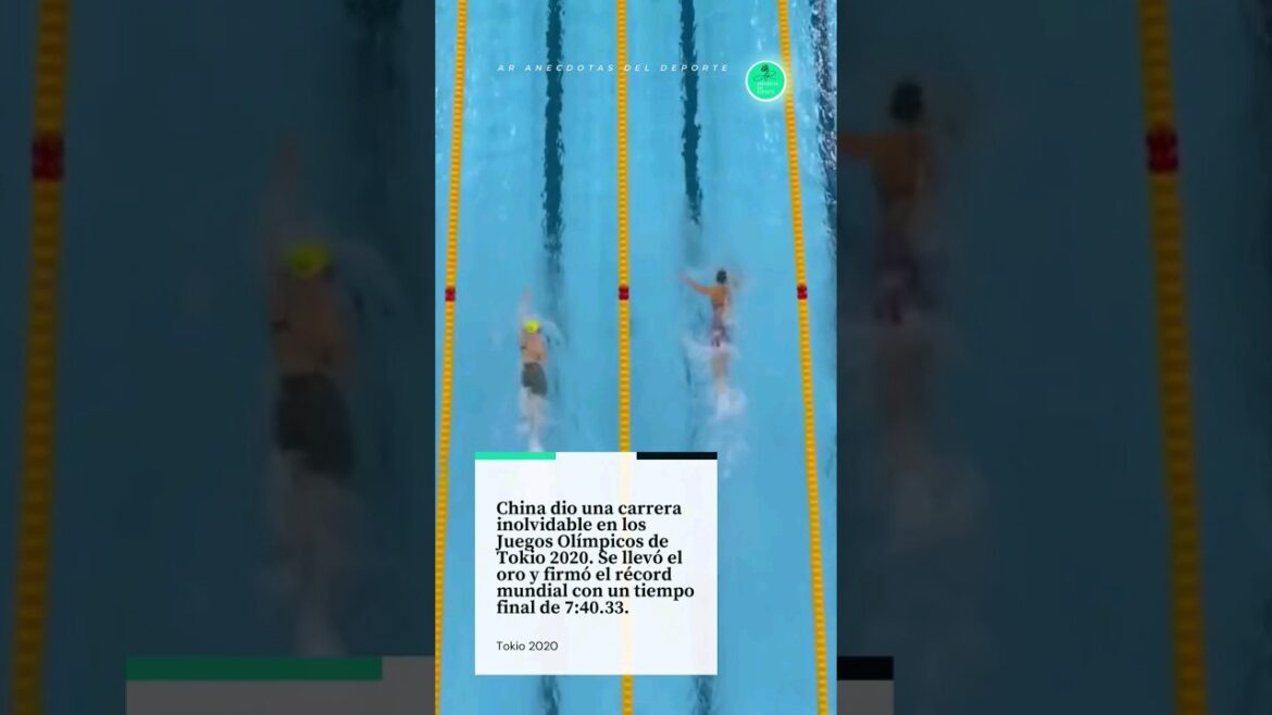 The unforgettable Chinese race in Tokyo 2020 🇨🇳 🏊 #sports #deportes #parati #foryou #shorts