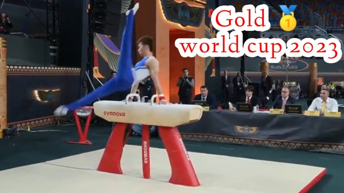 World cup gymnastics 2023 Cairo | pommel horse champion | lee chih kai Tpe | Chinese Taipei.