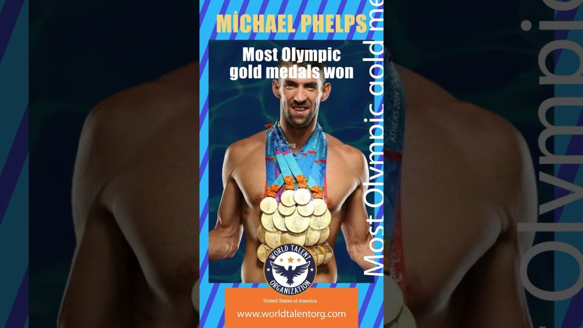 most Olympic gold medals of all time is Michael Phelps. #worldtalentoranization #MichaelPhelps #WTO