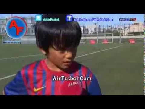 Barcelona’s new promise is just ten years old, takefusa kubo. Barcelona's new promise is just ten years old, takefusa kubo.