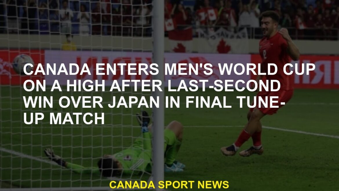 Canada enters the Men's World Cup after the last second win against Japan in the final Dune-up match