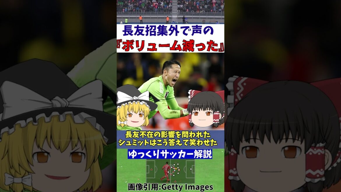 [Japan National Soccer Team]Moriyasu Japan's voice volume has decreased!?[Slow commentary]#shorts