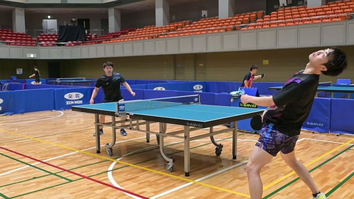 Mizuki Oikawa practices at the venue the day before |