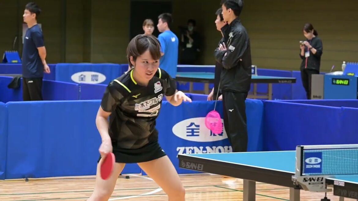 Miu Hirano practices at the venue the day before ② |