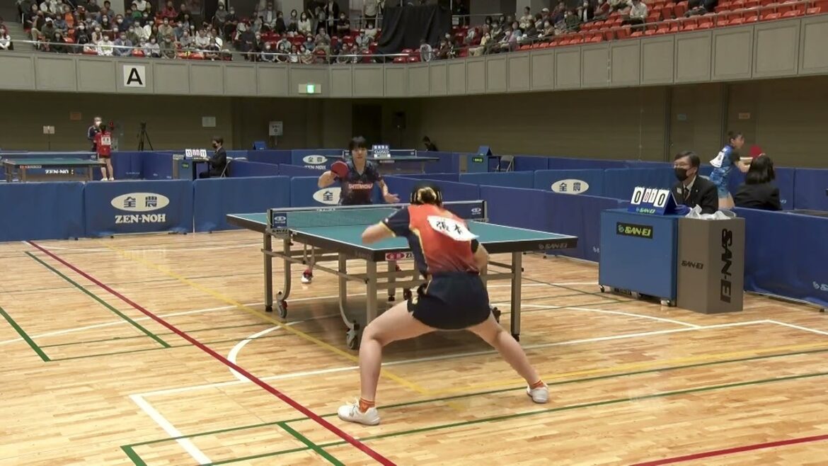 [Women's 1st round]Miwa Harimoto vs Sachi Aoki | Table tennis 4th Paris Olympics Japan representative selection