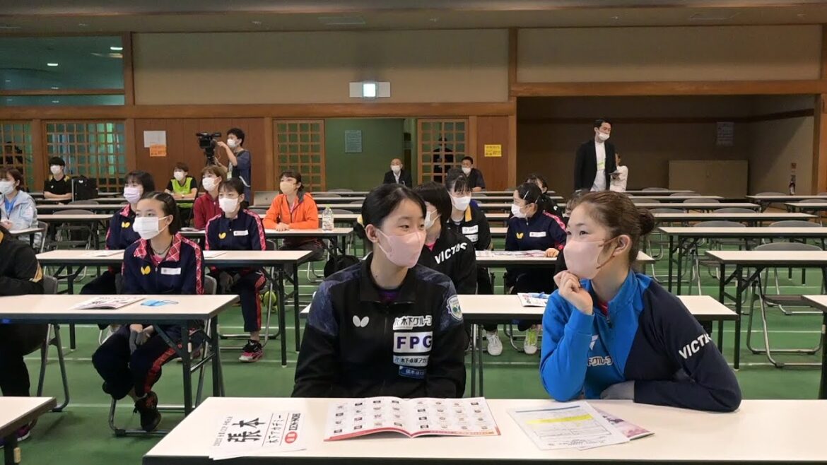 Women's draw lottery ① | Table tennis 4th Paris Olympics Japan representative selection meeting