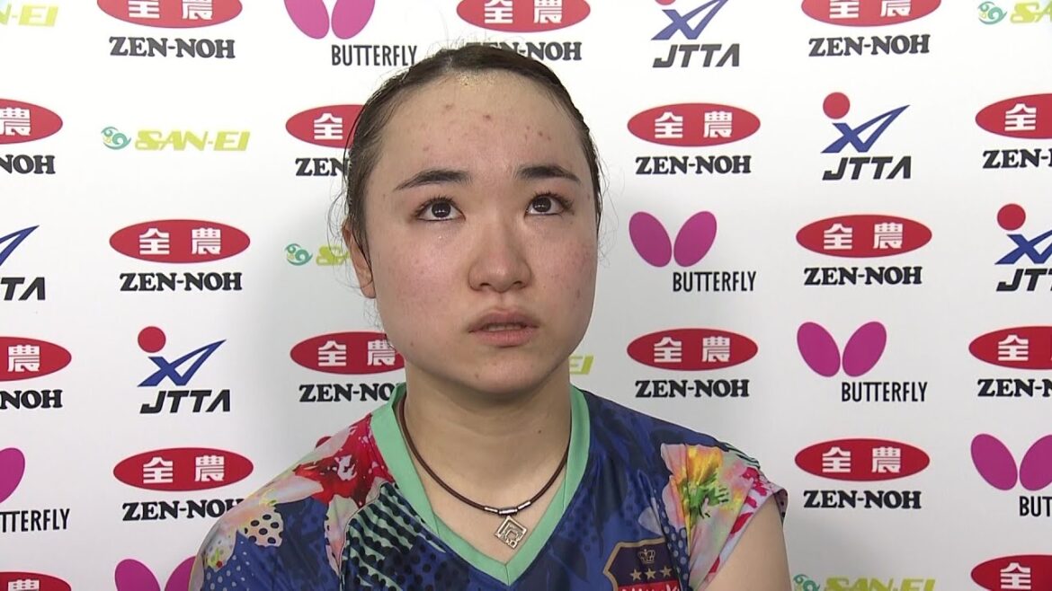 Mima Ito lost in the second round "There were some parts I was hurting. I'm glad I finished without injury" Interview after the match | Table tennis 4th Paris Olympics Japan representative selection meeting