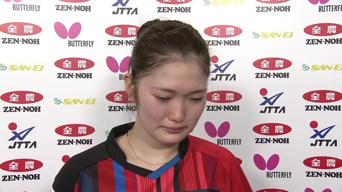 Miyu Kihara lost in the second round "It didn't go so well, it's frustrating" Post-match interview｜Table tennis 4th Paris Olympics Japan representative selection