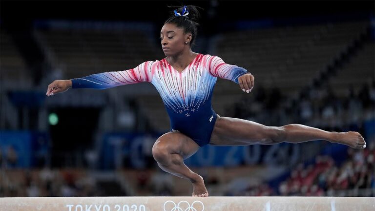Simone Biles beam performance in Tokyo Olympics after suffering from twisties