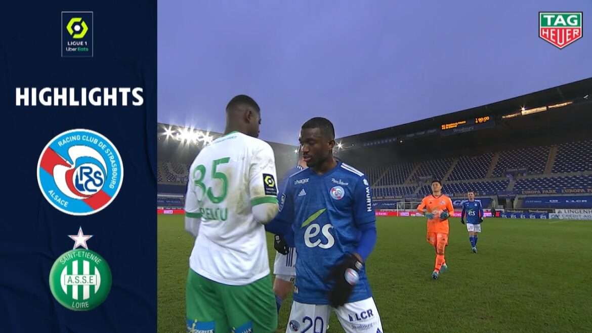 RC STRASBOURG ALSACE - AS SAINT-ETIENNE (1 - 0) - Highlights - (RCSA - ASSE) / 2020-2021