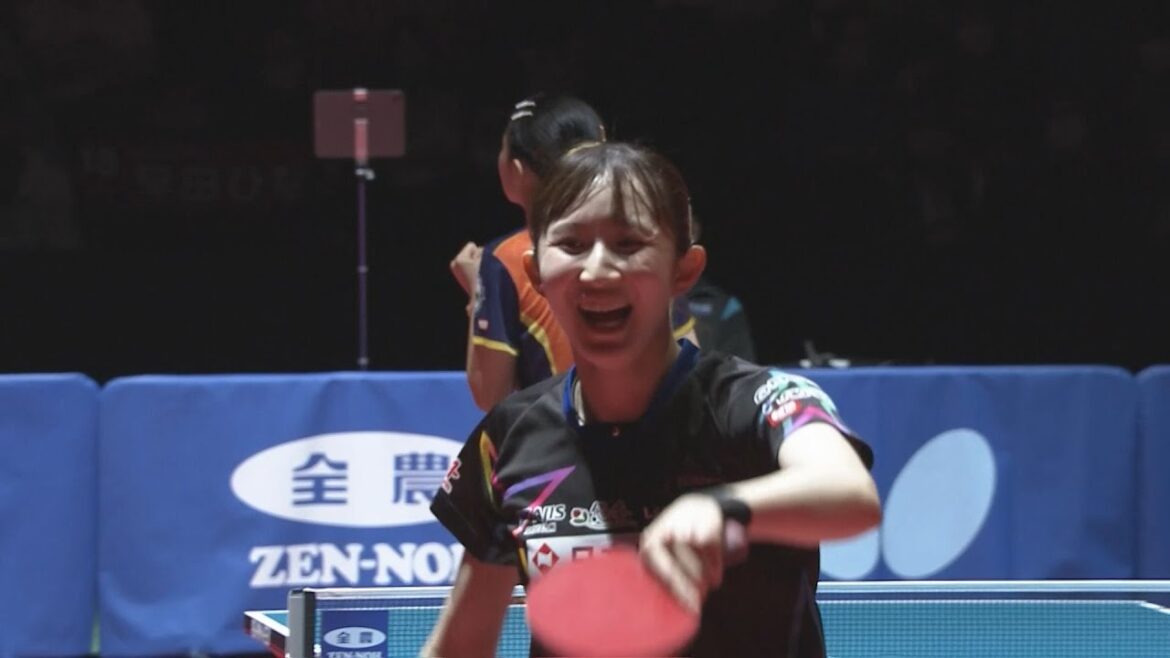 [Shah!Oh...]I thought Miwa Harimoto's return ball was too much, and Hina Hayata didn't think about it... |