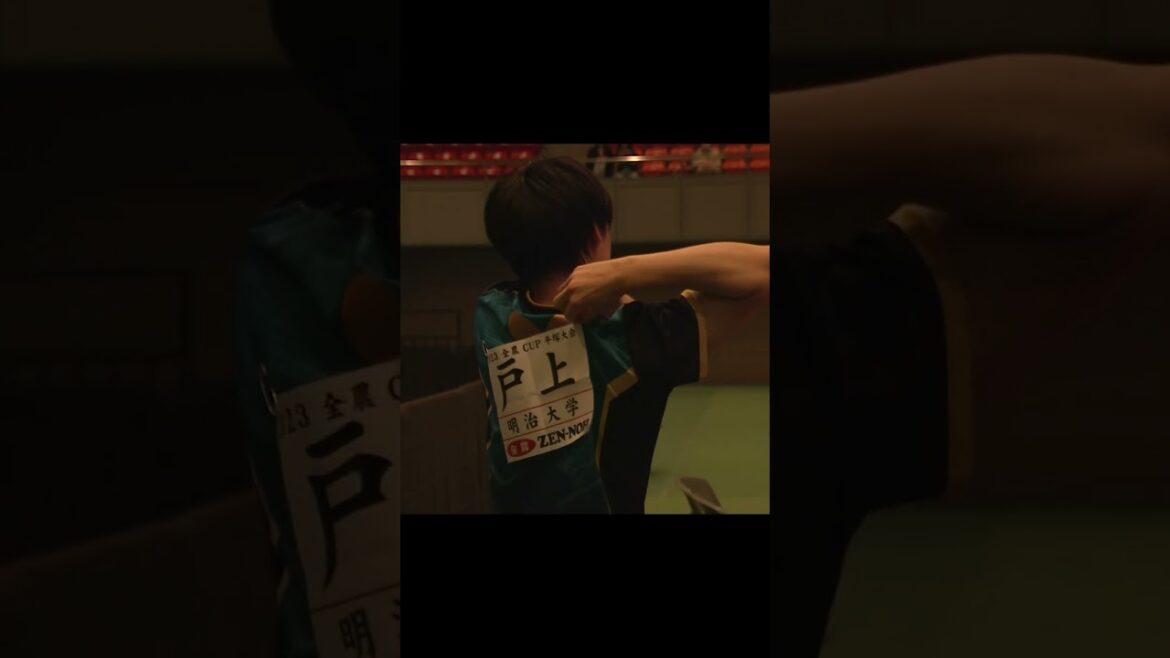 [Demon fan service]Shunsuke Togami defeats Tomokazu Harimoto and wins!  ｜ Table tennis 4th Paris Olympics Japan representative selection meeting #Shorts