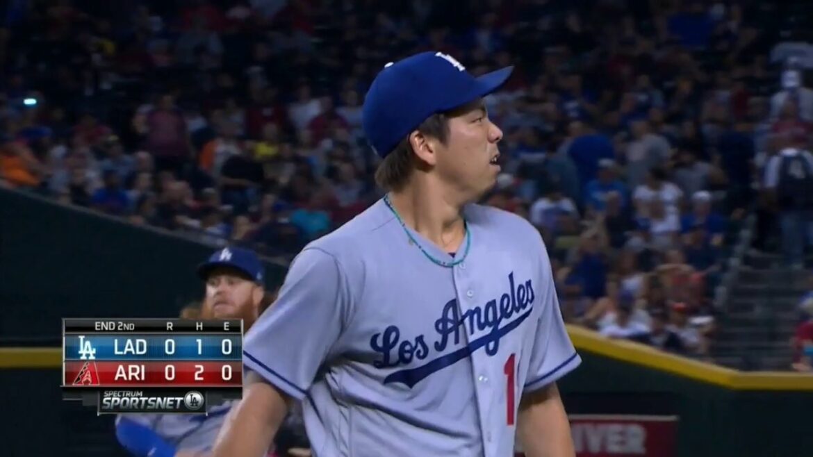 17/8/9 results pitching Kenta Maeda vs Dbacks Kenta Maeda vs D-backs short highlight