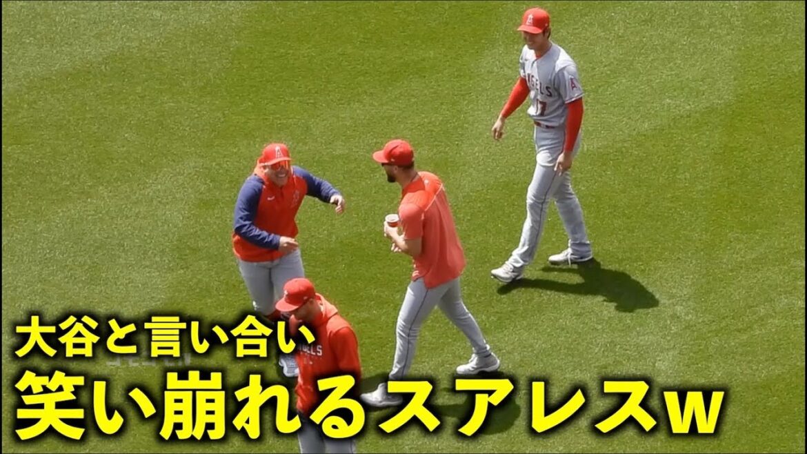 It's too funny w Shohei Otani argues, Suarez breaks down laughing w[local video]Angels vs Cardinals Round 3 5/5