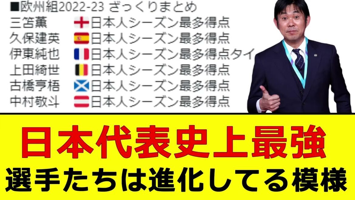 [Serious and strongest in history]Director Moriyasu, individual is growing