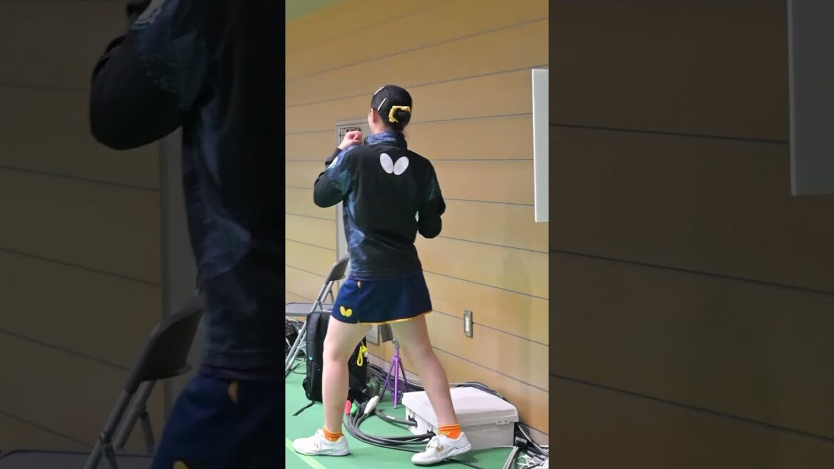 [Kawaii]If you point the camera at Miwa Harimoto before the match..💃🫣✨｜#Shorts