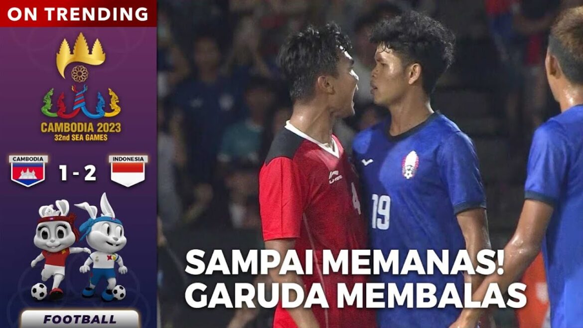 GREAT GAME!  Cambodia (1) Vs Indonesia (2) |  SEA GAMES 32 CAMBODIA