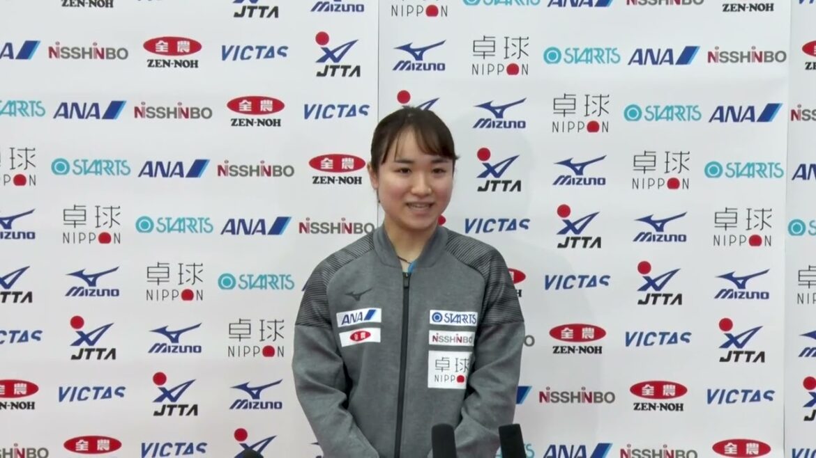Mima Ito, who did not participate in public practice, about the pain in the buttocks, "I feel pain when I move" | World Table Tennis 2023 South Africa