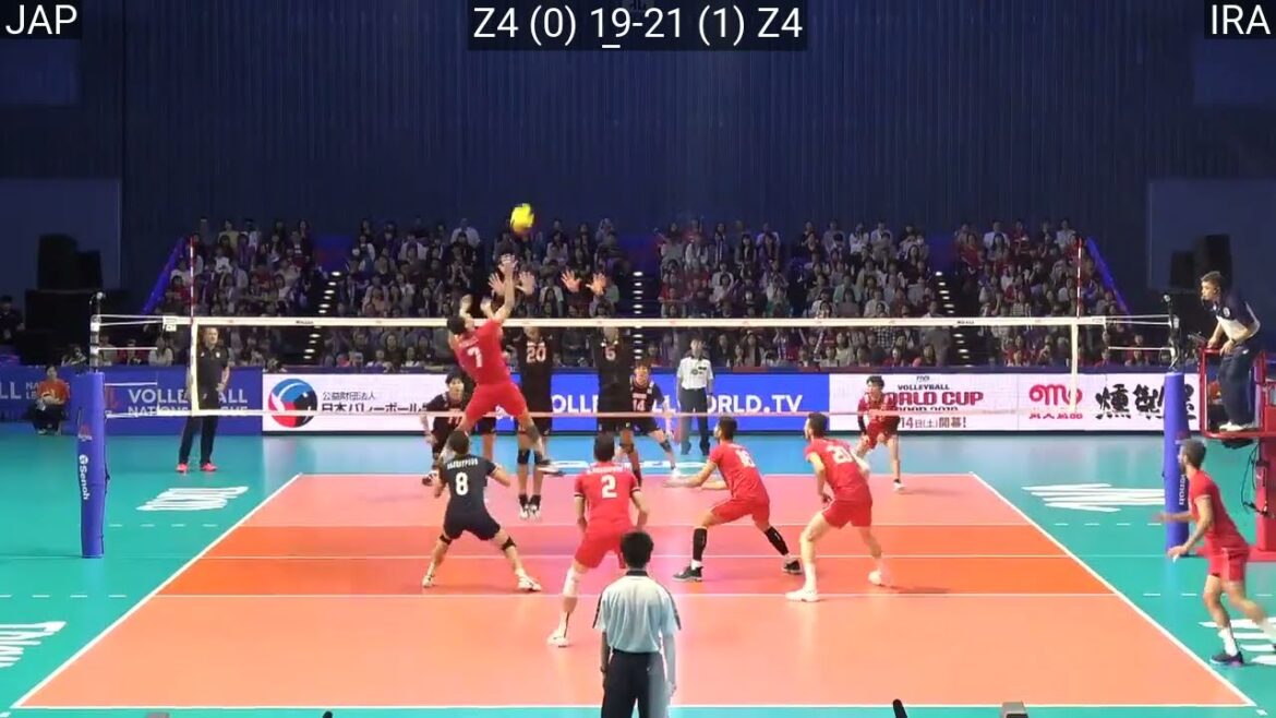 Volleyball Japan vs Iran 0:3 - Full Match