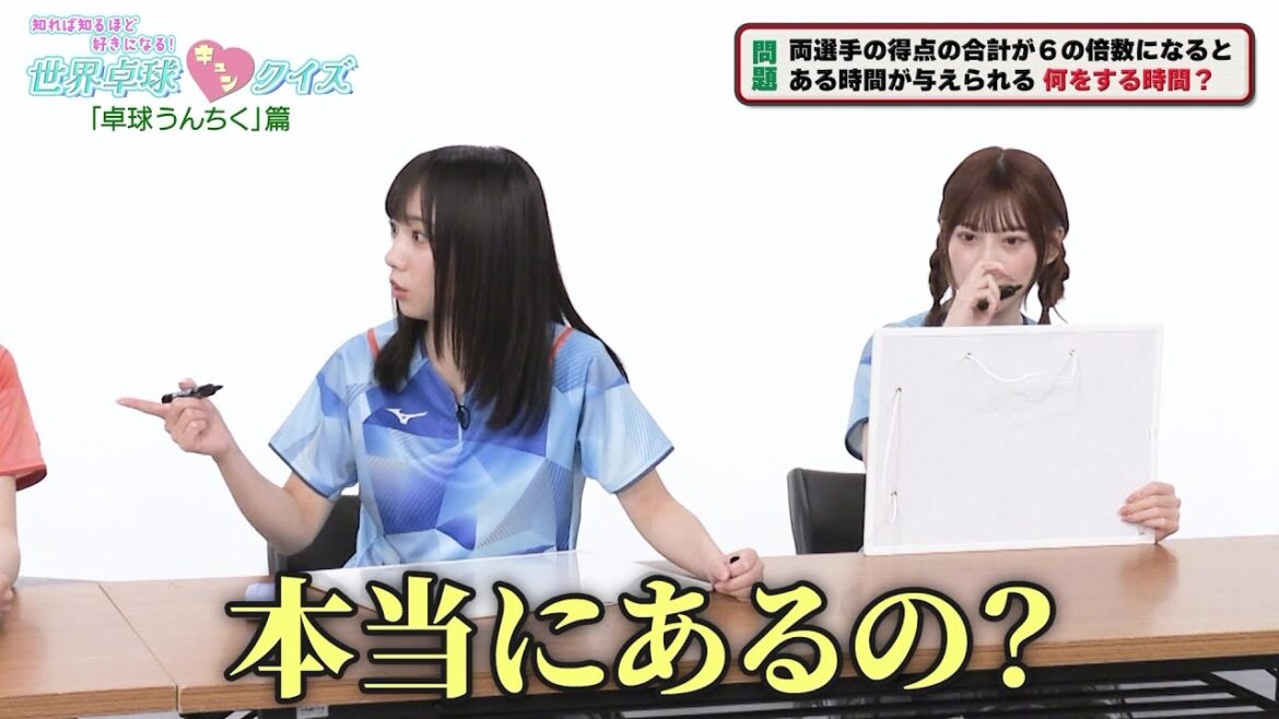 [Hinatazaka46]A certain amount of time is given when it becomes a multiple of 6 "Time to do what?"