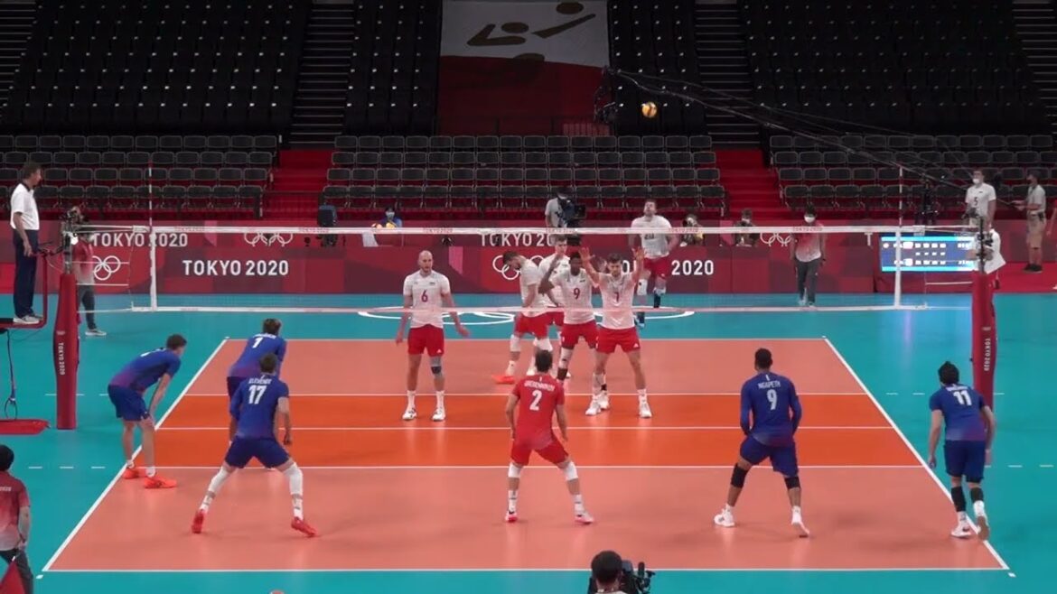 Antoine Brizard in France - Poland at Tokyo2020 Olympic Games