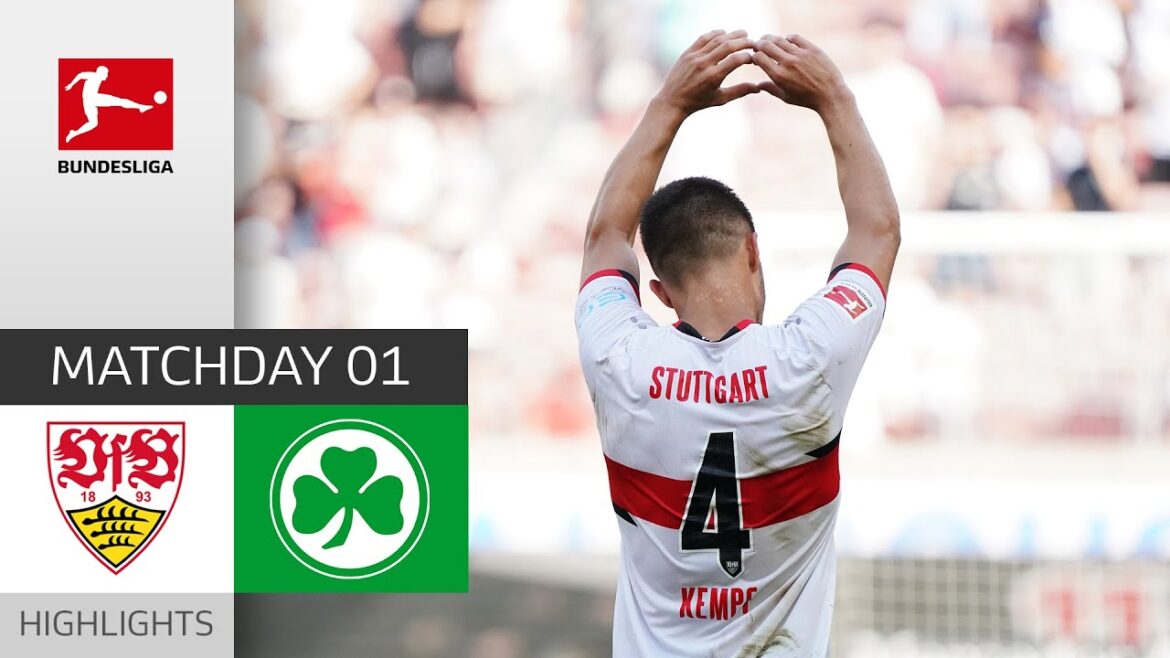 VfB Stuttgart – Greuther Furth 5-1 | Highlights | Matchday 1 – Bundesliga 2021/22 VfB Stuttgart - Greuther Furth 5-1 | Highlights | Matchday 1 – Bundesliga 2021/22