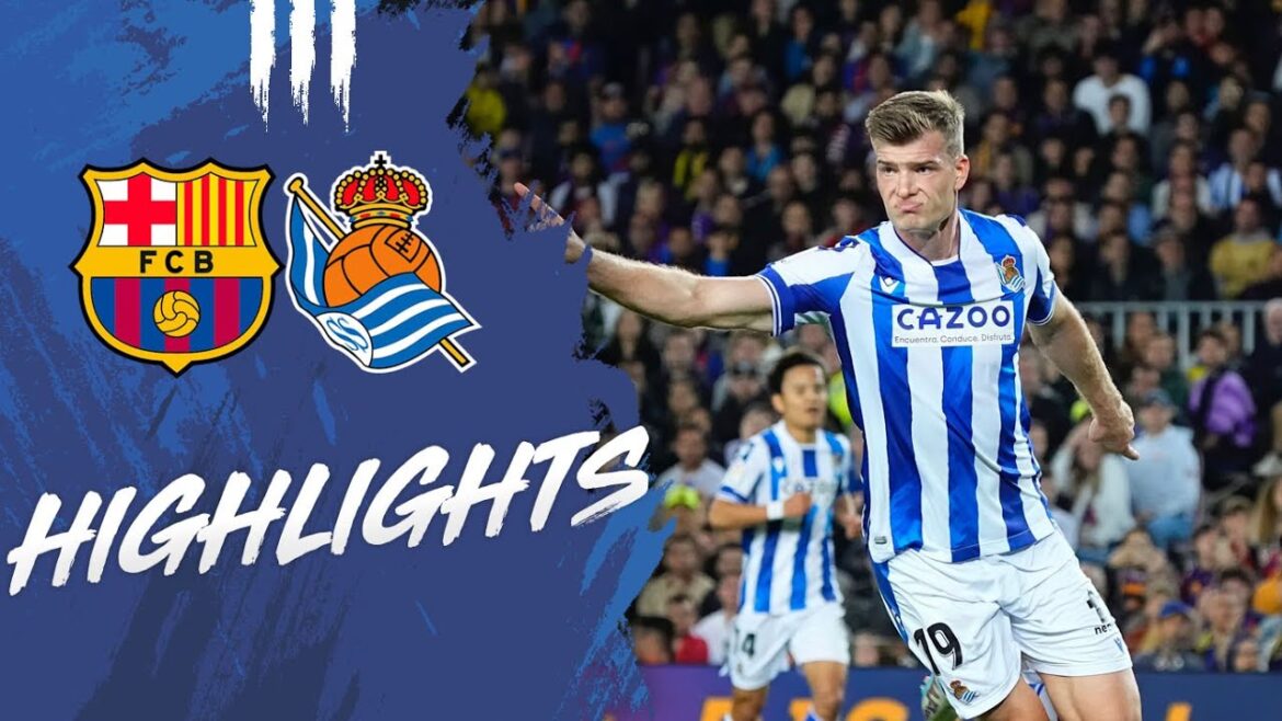 HIGHLIGHTS |  LaLiga 22-23 |  J35 |  FC Barcelona 1 - 2 Real Sociedad