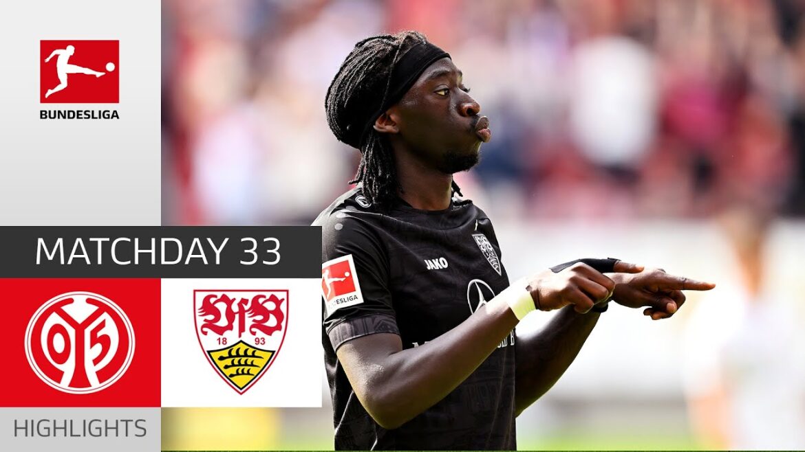 Stuttgart Stays Alive | 1.FSV Mainz 05 – VfB Stuttgart 1-4| Highlights | MD 33 – Bundesliga 2022/23 Stuttgart Stays Alive | 1.FSV Mainz 05 - VfB Stuttgart 1-4| Highlights | MD 33 – Bundesliga 2022/23