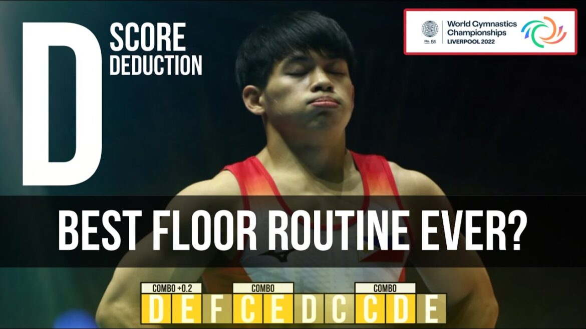 Carlos Yulo - D score Floor Exercise - World Championships 2022 (Quals)