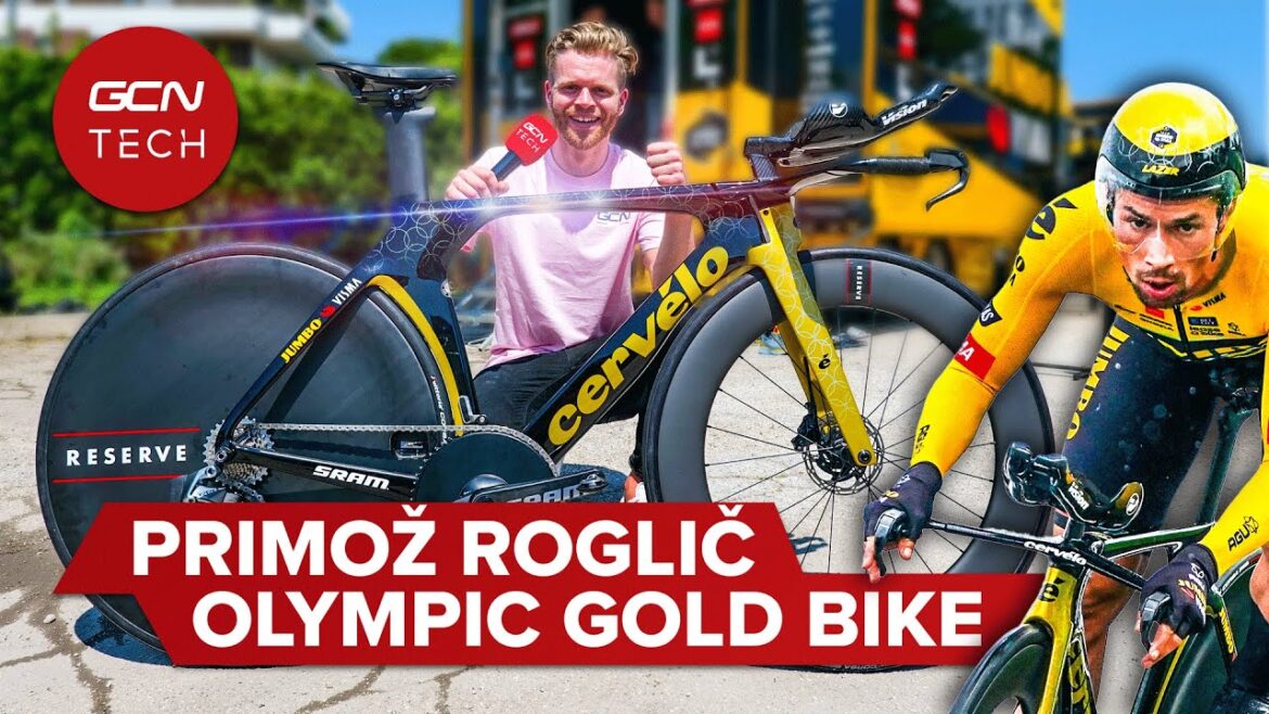 Olympic Champion Primož Roglič's TT Bike |  Cervélo P5